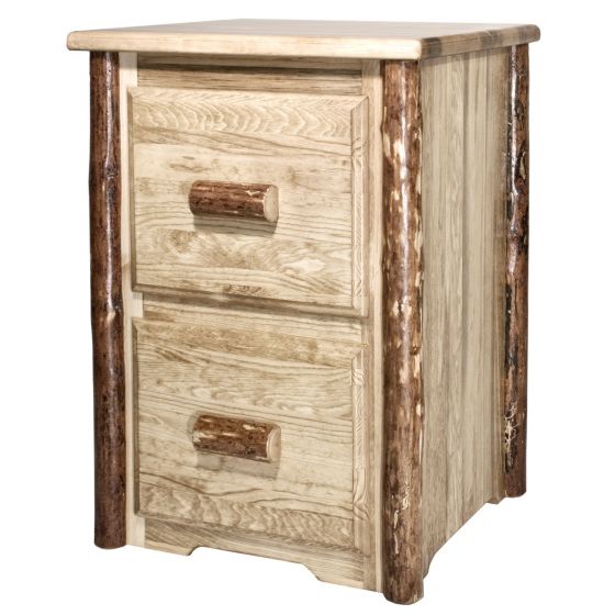 Montana Woodworks Glacier Country Collection File Cabinet - Thumbnail 3