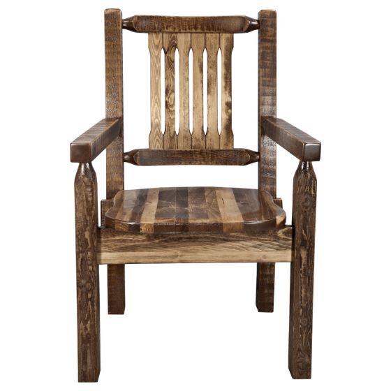 Montana Woodworks Homestead Collection Captains Chair - Thumbnail 4
