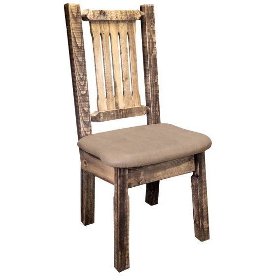 Dining Side Chair, Stained and Lacquered