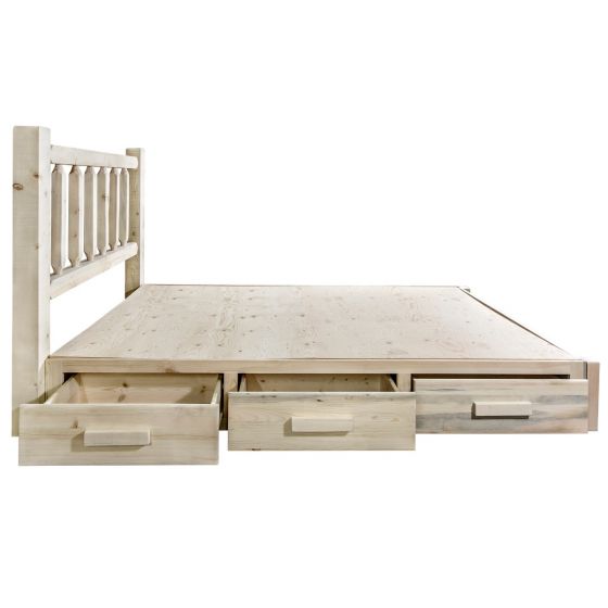 Montana Woodworks Homestead Collection Platform Bed - Thumbnail 4