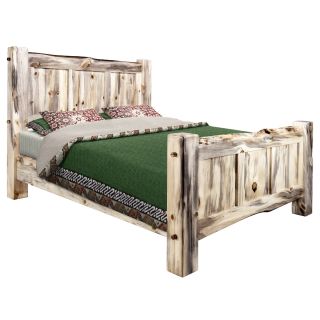 Big Sky Collection Live Edge Panel Bed, Natural Finish