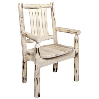 Montana Collection Captain's Chair with Wooden Seat