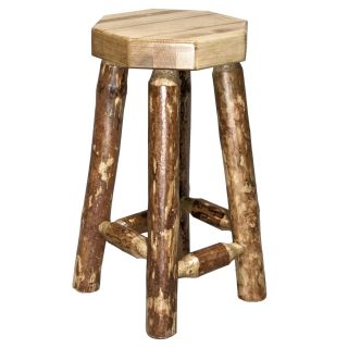 Glacier Country Collection Backless Barstool
