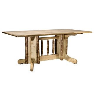 Glacier Country Collection Double Pedestal Table