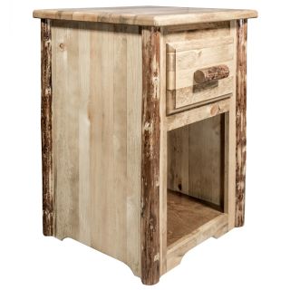 Glacier Collection End Table with Drawer