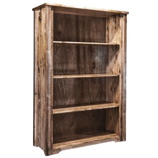 Homestead Collection Bookcase with Adjustable Shelves, Early American Stain and Laqcuer Finish