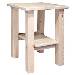 Homestead Collection Nightstand with Shelf, Ready to Finish