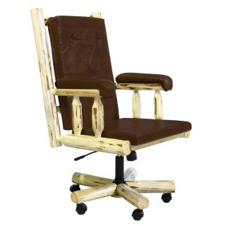 Montana Collection Office Chair, Clear Lacquer Finish