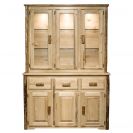 Glacier Country Collection China Hutch and Sideboard