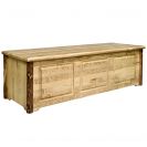 Glacier Country Collection Large Blanket Chest, Wooden Top