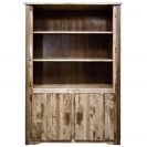 Homestead Collection Bookcase with Storage, Early American Stain and Lacquer Finish