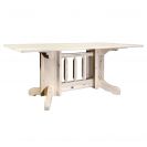 Homestead Collection Double Pedestal Dining Table, Ready to Finish