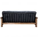 Homestead Collection Futon with Mattress, Early American Stain and Lacquer Finish