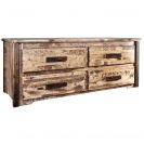 Homestead Collection 4 Drawer Sitting Chest, Early American Stain and Lacquer Finish
