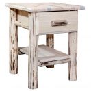 Montana Collection Nightstand with Drawer, Ready to Finish