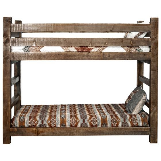Homestead Twin Bunkbed, Old Fashioned Bunk Beds